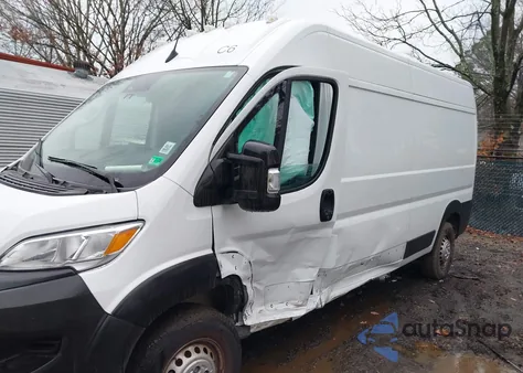 2024 Ram Promaster 2500 Tradesman High Roof 159 Wb W/Pass Seat z USA, uszkodzony, nr VIN 3C6LRVDG5RE127376